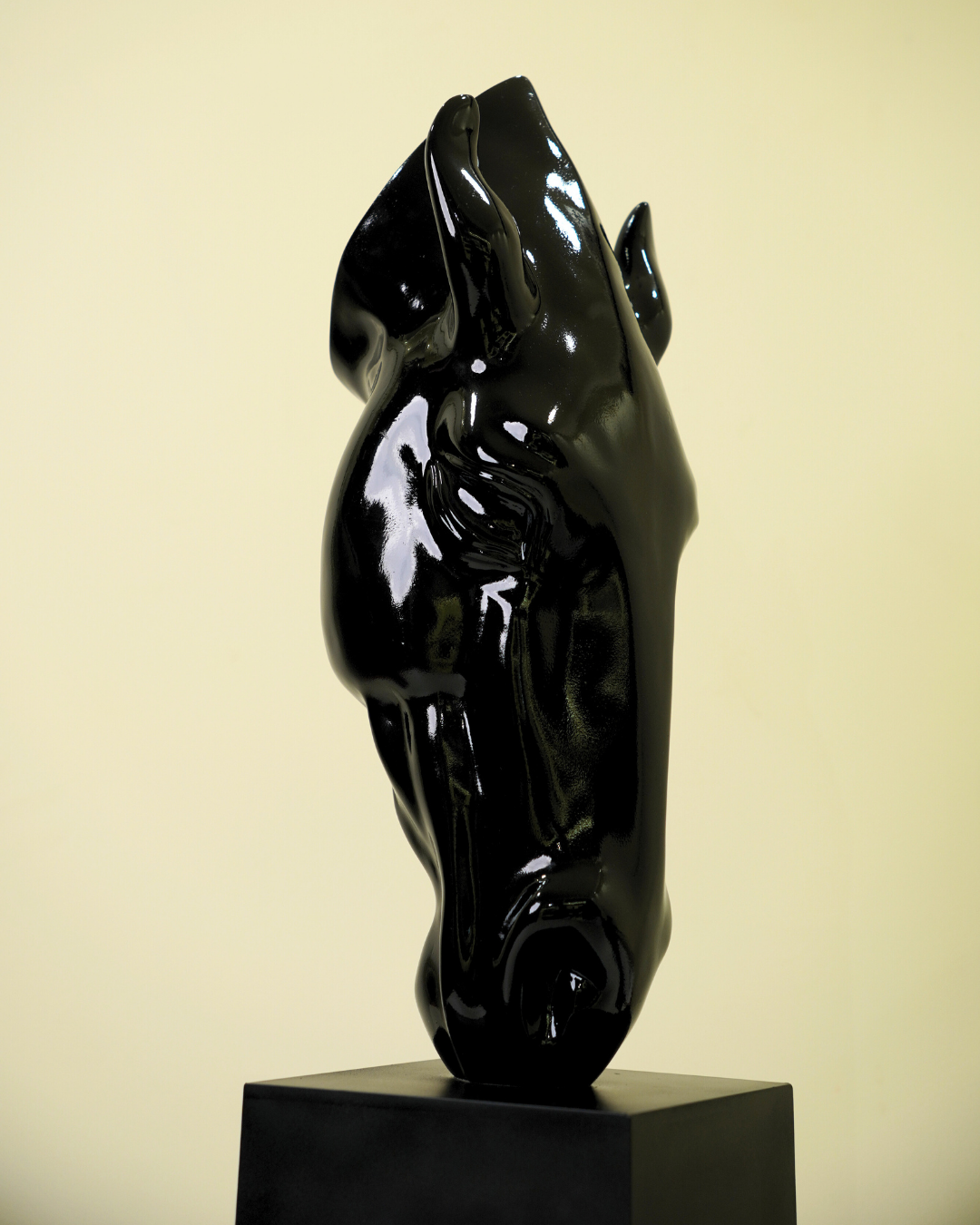 Luxury Horse Face Handmade Sculpture