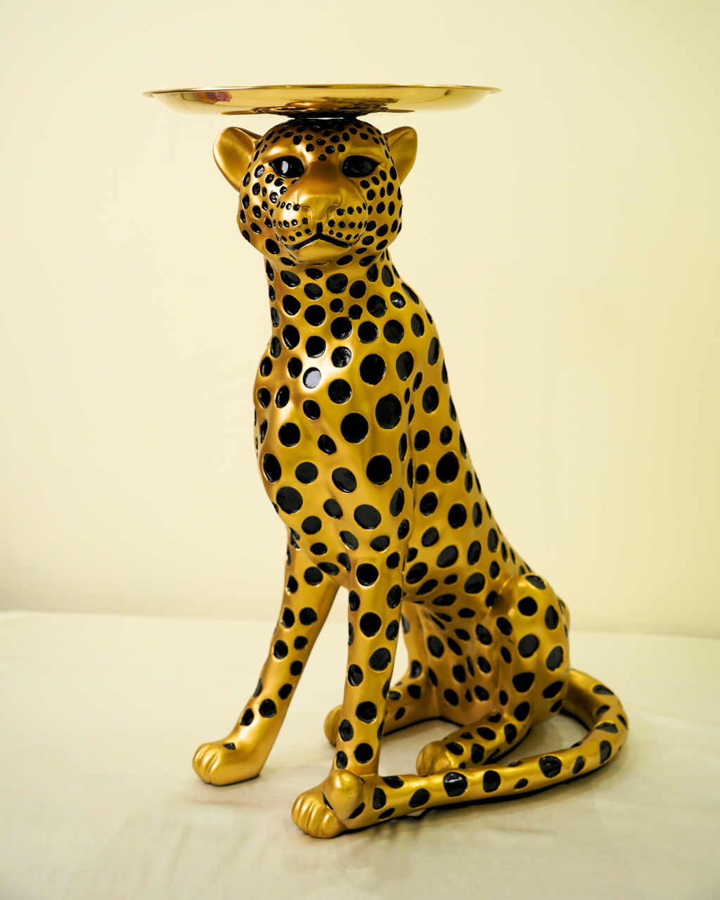Fortune leopard side table