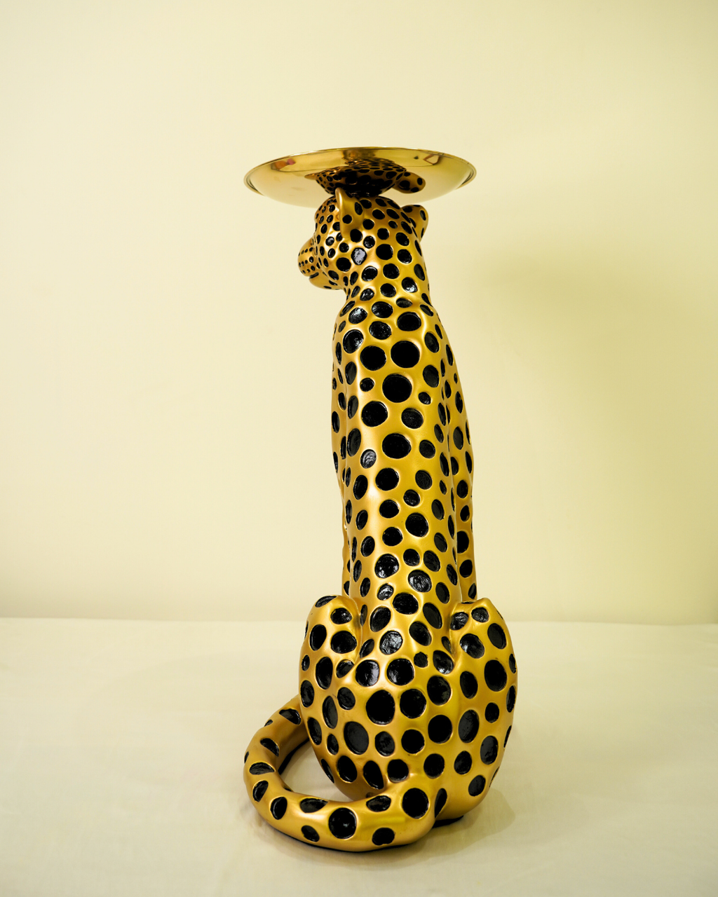 Fortune leopard side table