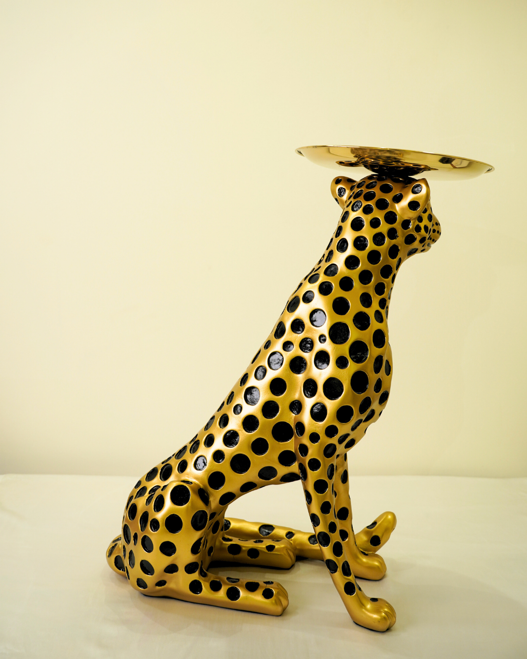 Fortune leopard side table