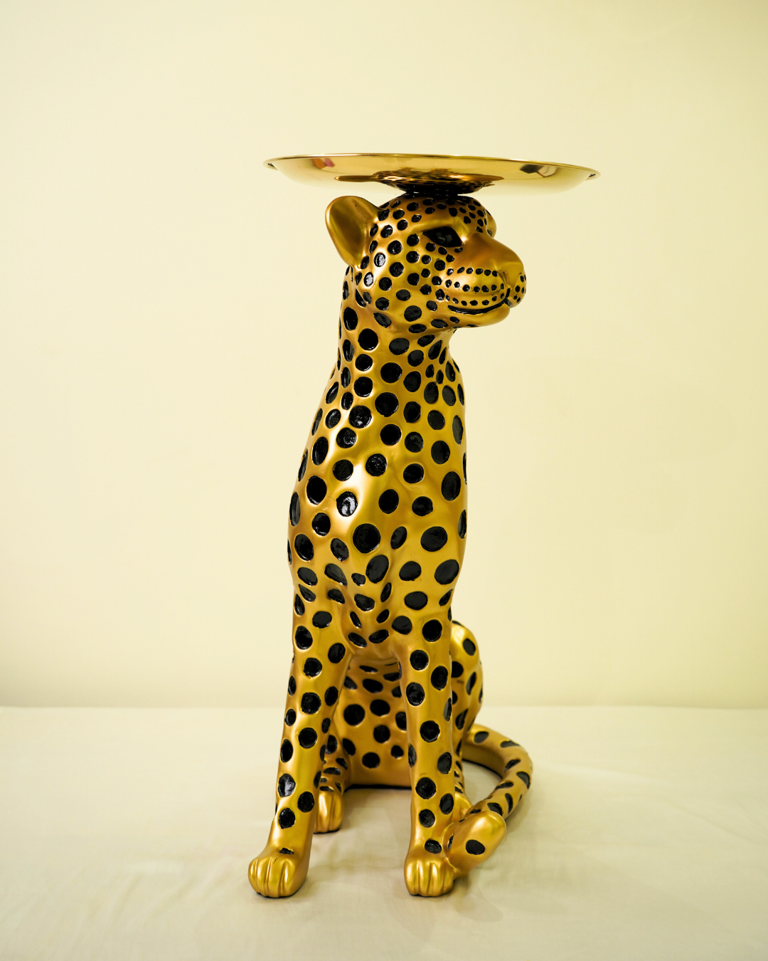 Fortune leopard side table