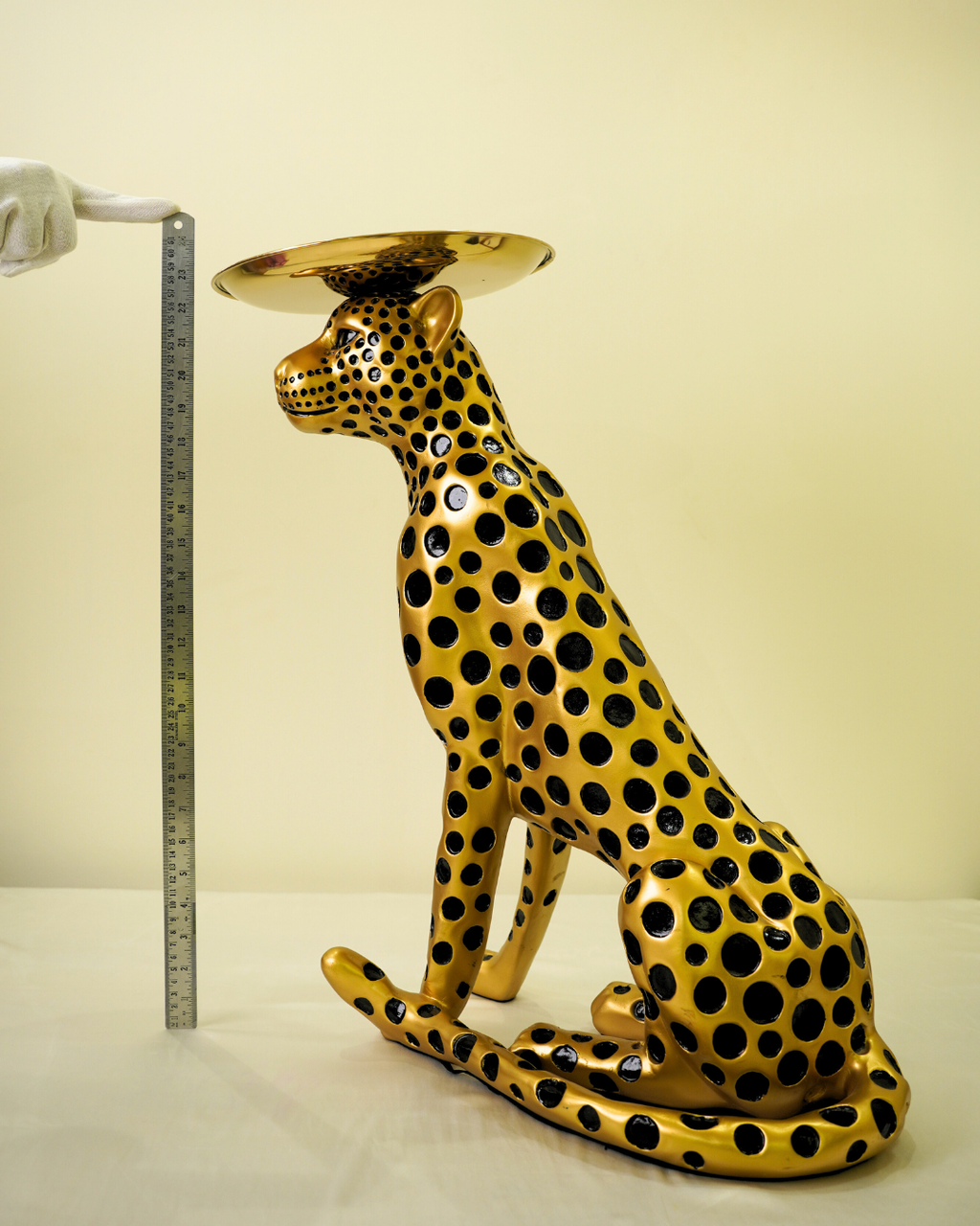 Fortune leopard side table