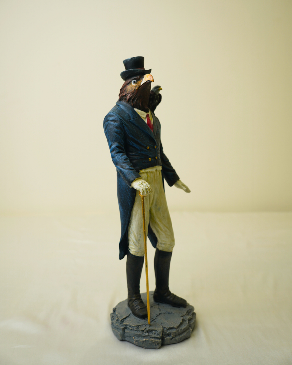 Noble Avian Statesman - Dapper Eagle Gentleman Figurine