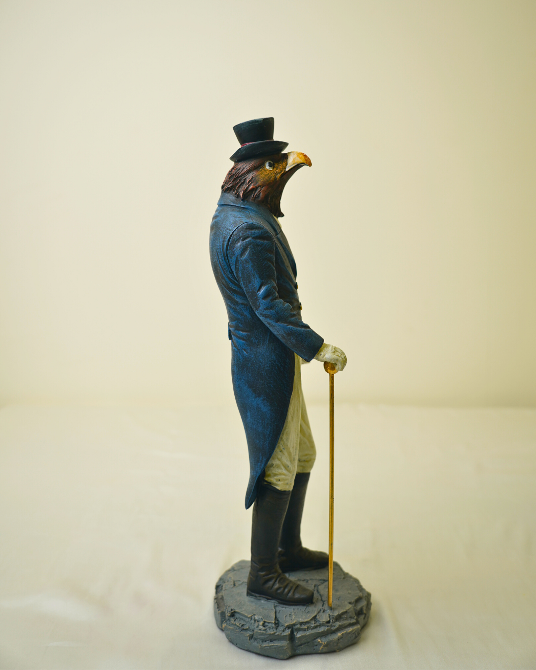 Noble Avian Statesman - Dapper Eagle Gentleman Figurine