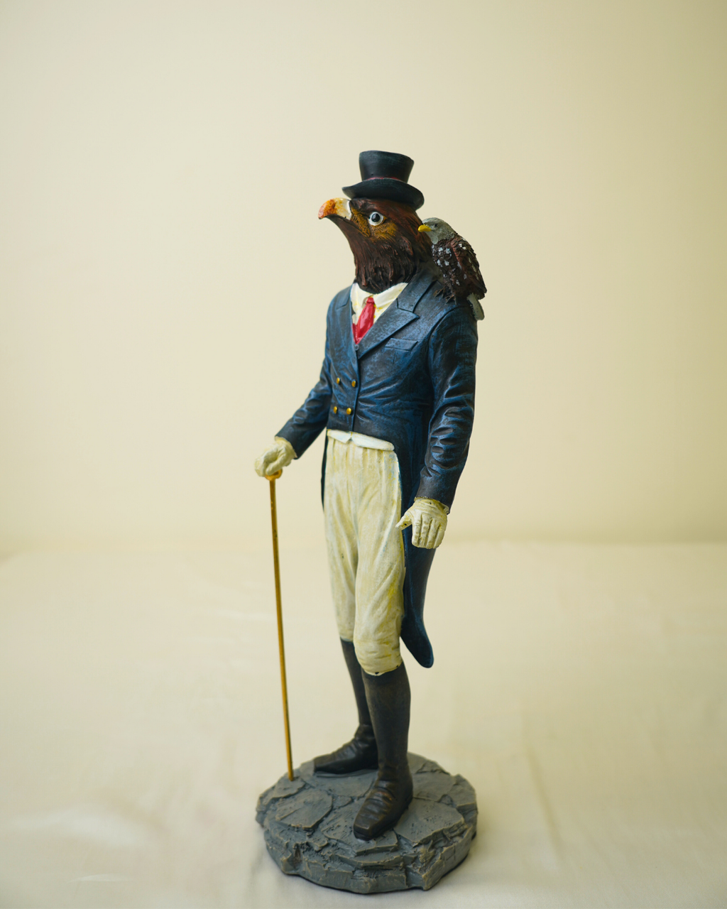 Noble Avian Statesman - Dapper Eagle Gentleman Figurine