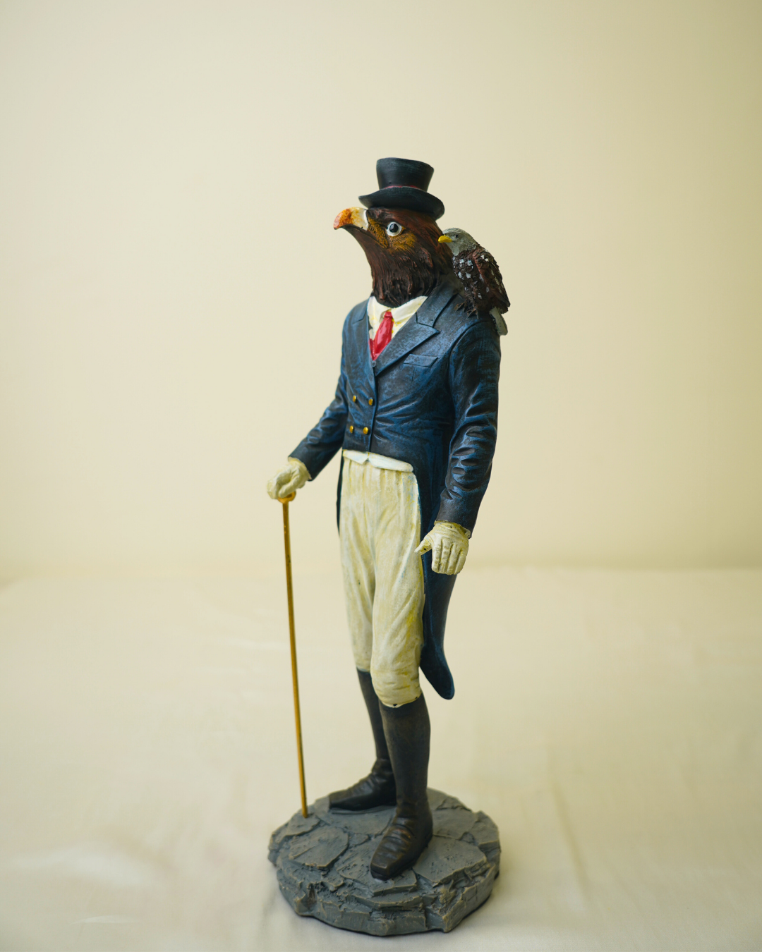 Noble Avian Statesman - Dapper Eagle Gentleman Figurine