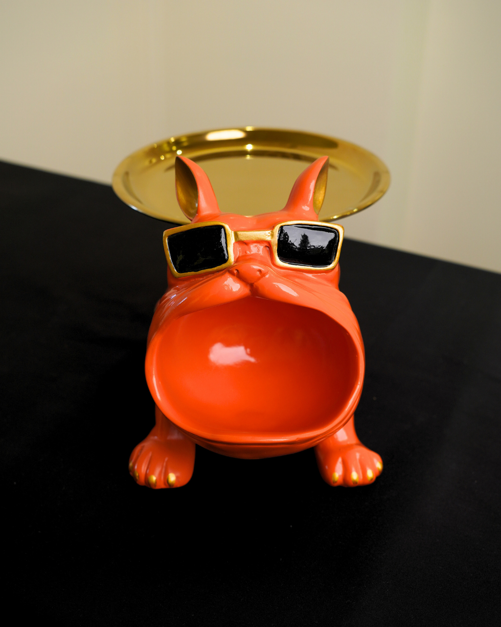 Bulldog Storage Butler Sculpture