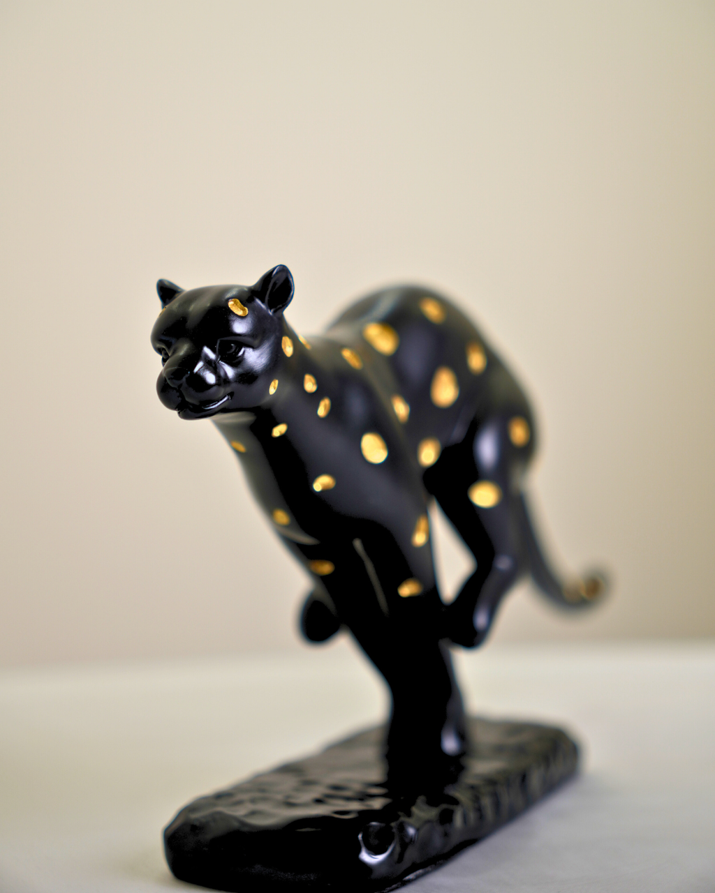 Decorative Black Panther Statue