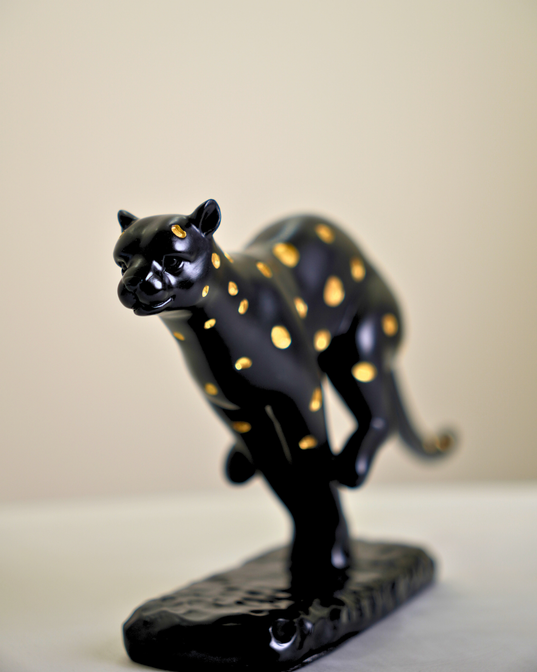 Decorative Black Panther Statue