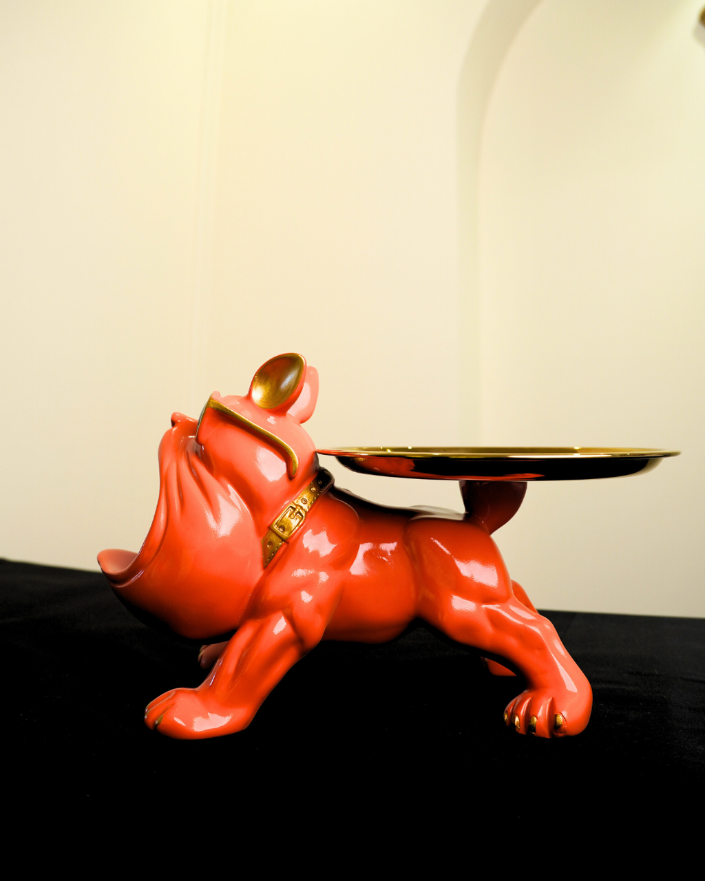Bulldog Storage Butler Sculpture