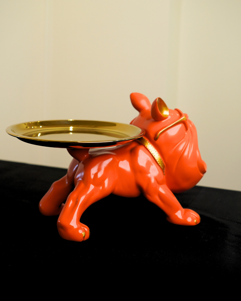 Bulldog Storage Butler Sculpture