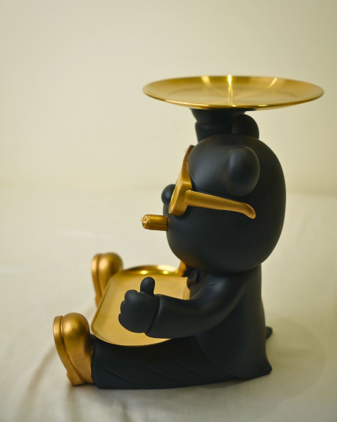 Modern Street Bear - Lucky Cool Bear Dual Tray Figurine