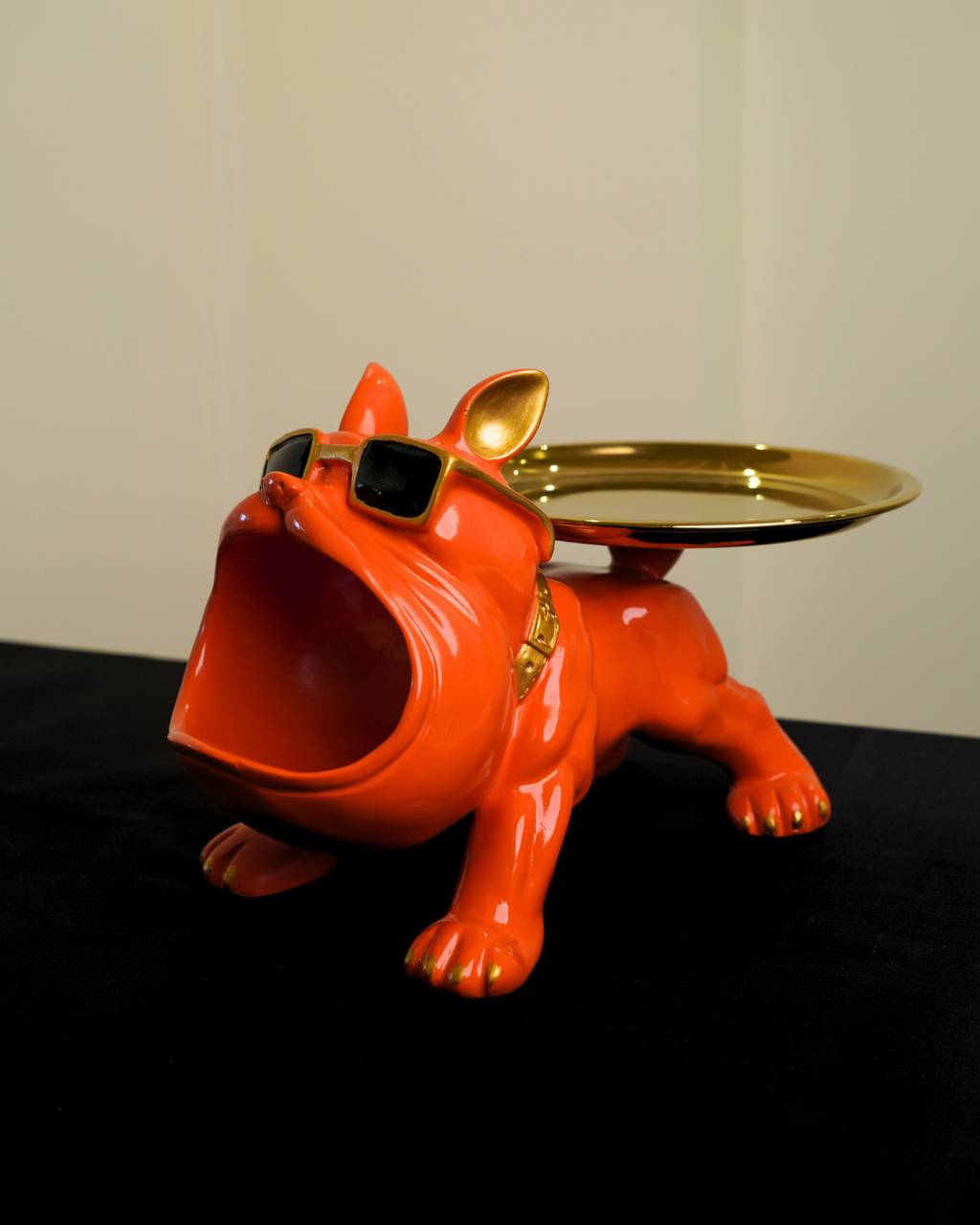 Bulldog Storage Butler Sculpture