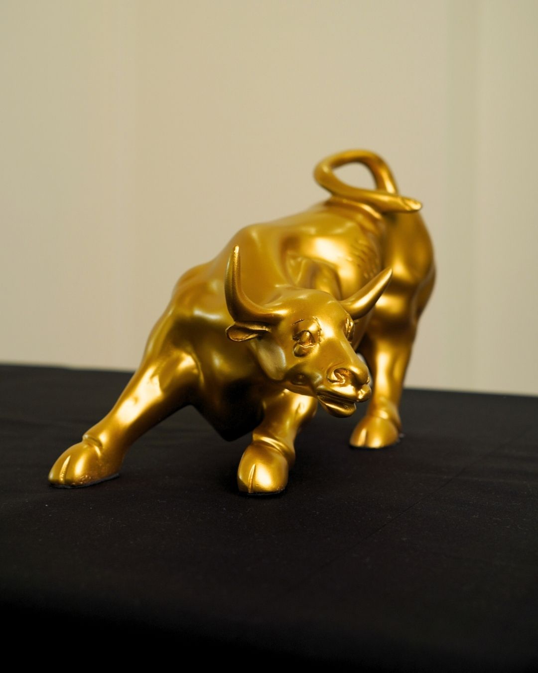 Golden Charging Bull