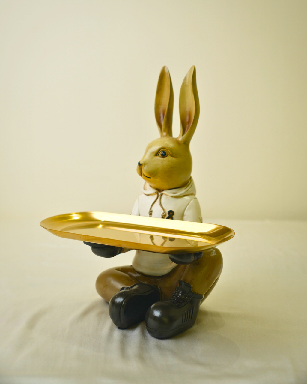 Modern Street Hare - Lucky Cool Rabbit Single Tray Figurine