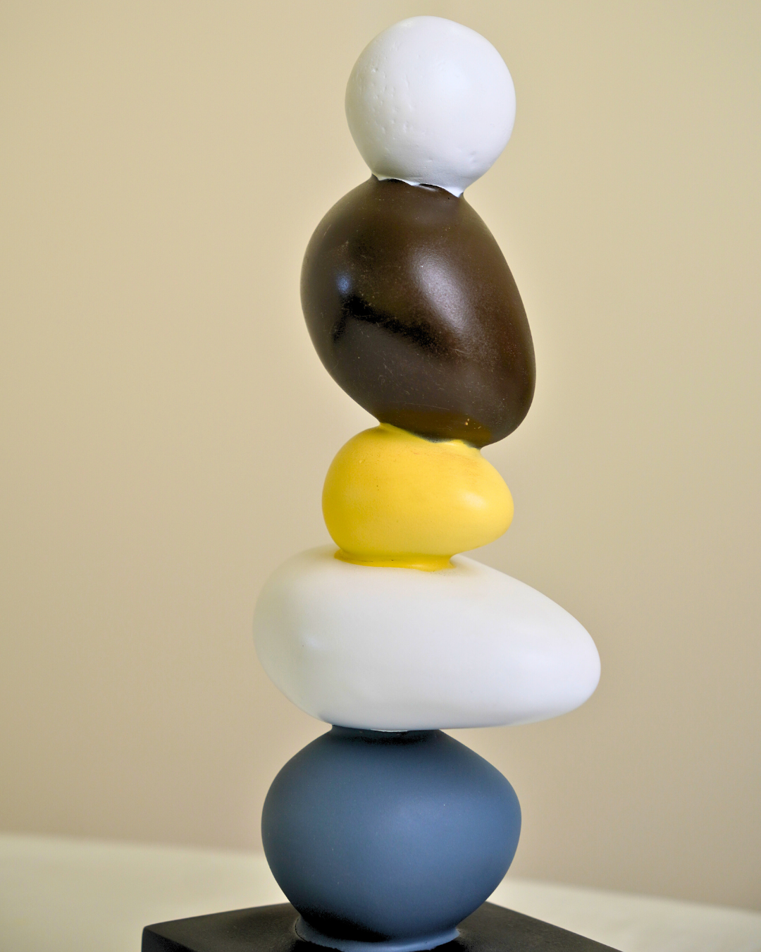 Modern Stacked Stone Sculpture