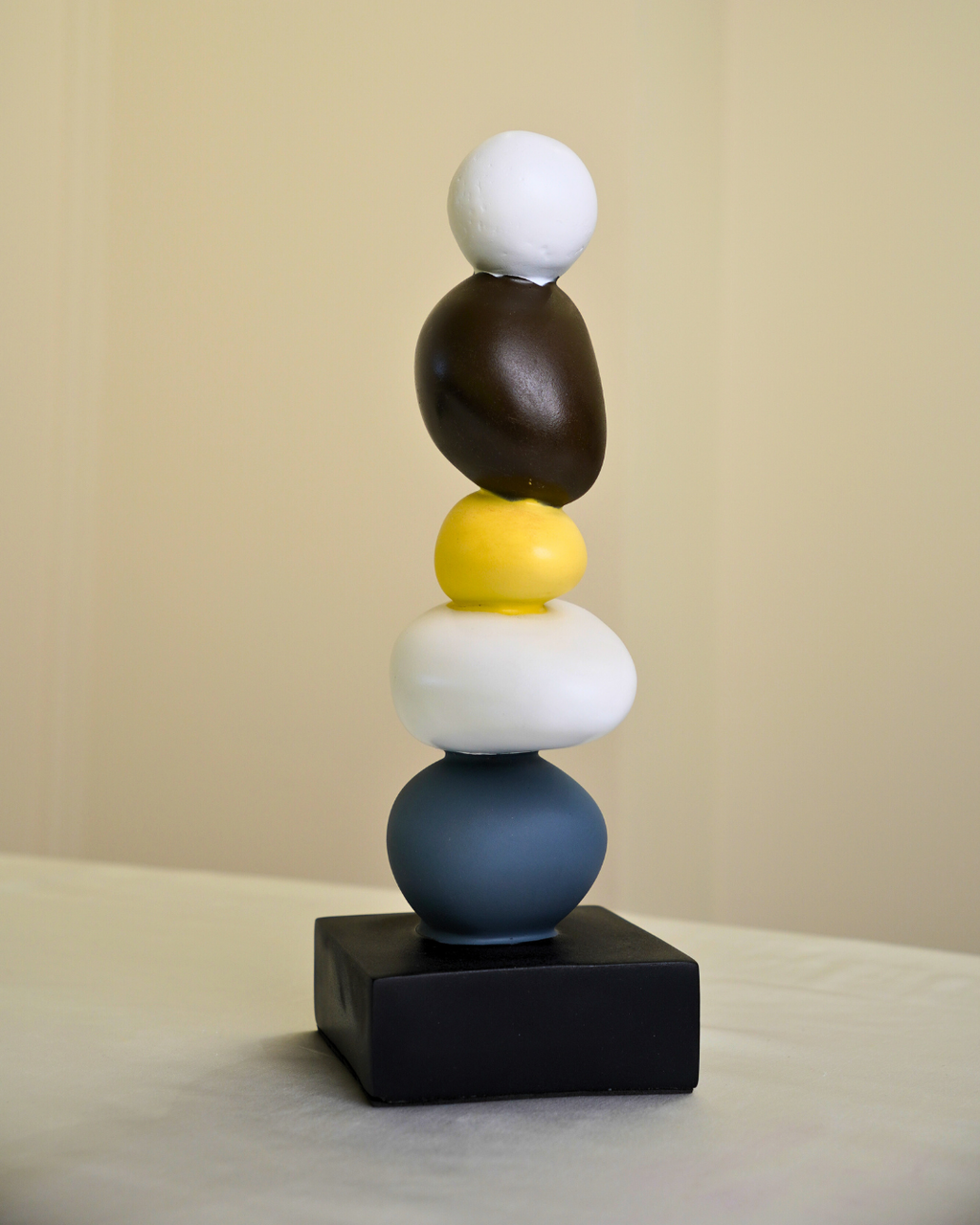 Modern Stacked Stone Sculpture