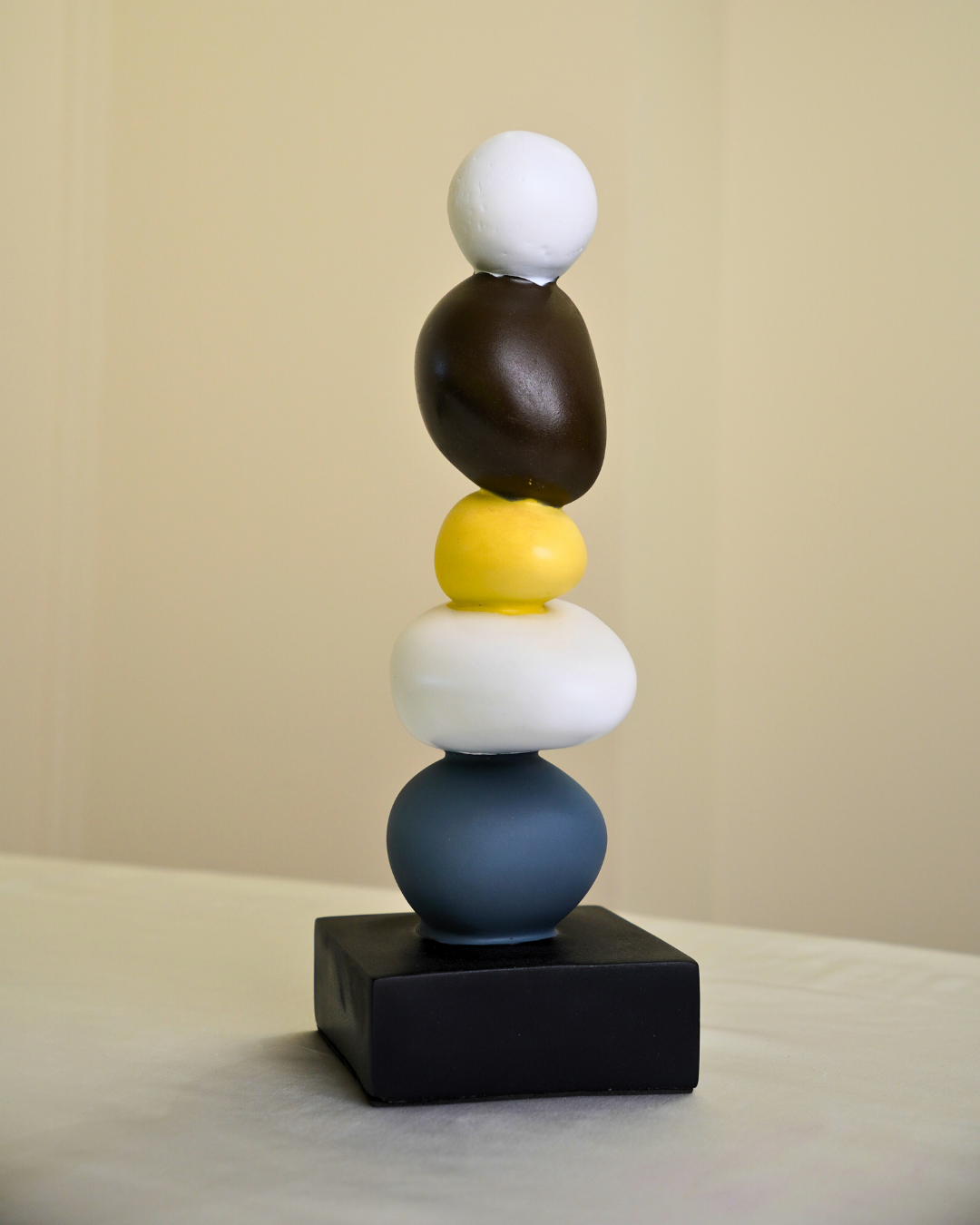 Modern Stacked Stone Sculpture