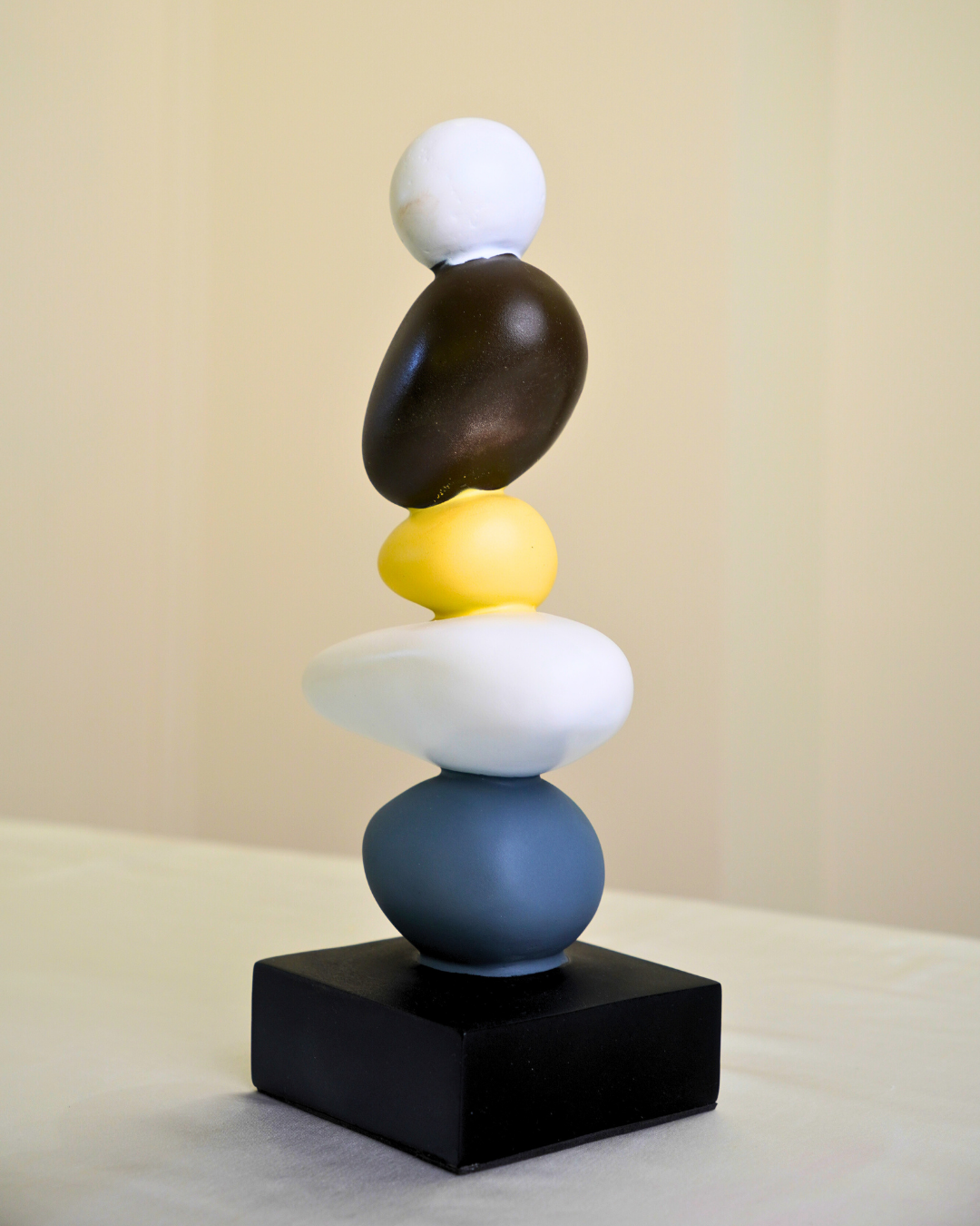 Modern Stacked Stone Sculpture