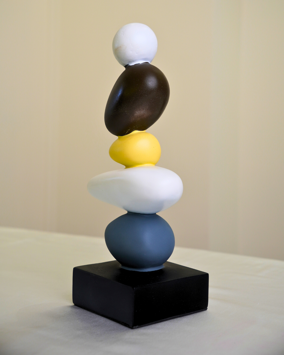 Modern Stacked Stone Sculpture