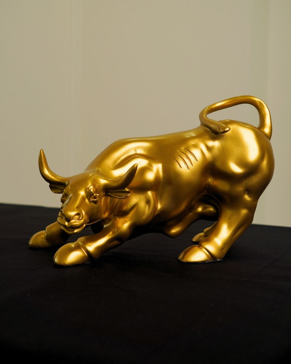 Golden Charging Bull