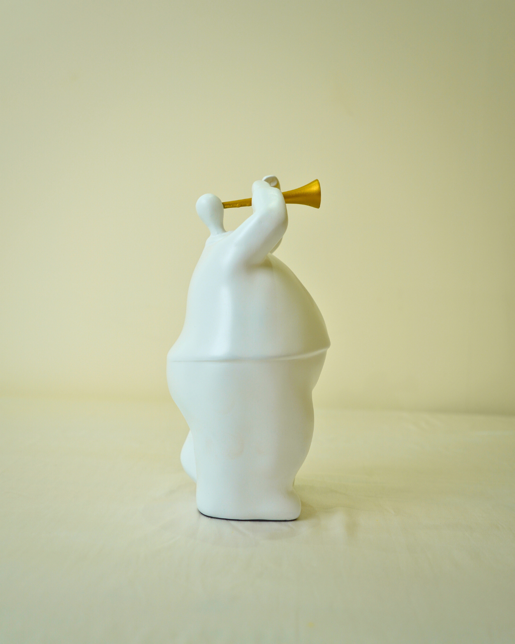 Trumpet Player Figurine - Modern Abstract Sculpture