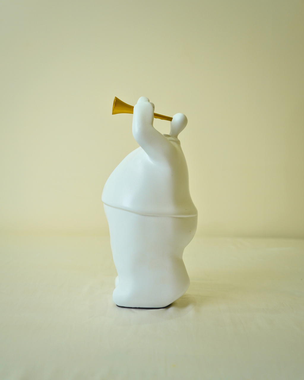 Trumpet Player Figurine - Modern Abstract Sculpture
