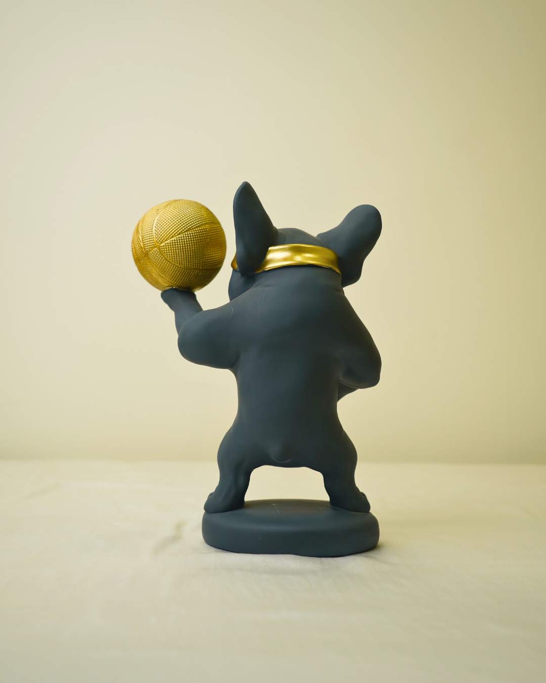 Modern Sports Bulldog - Frenchie Athlete Basketball Figurine