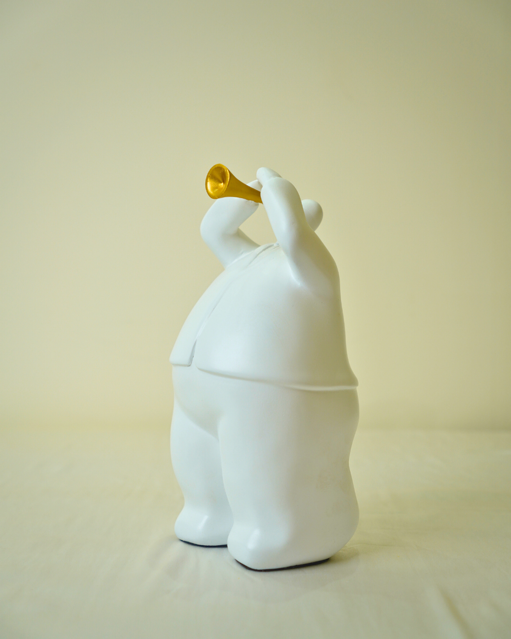 Trumpet Player Figurine - Modern Abstract Sculpture