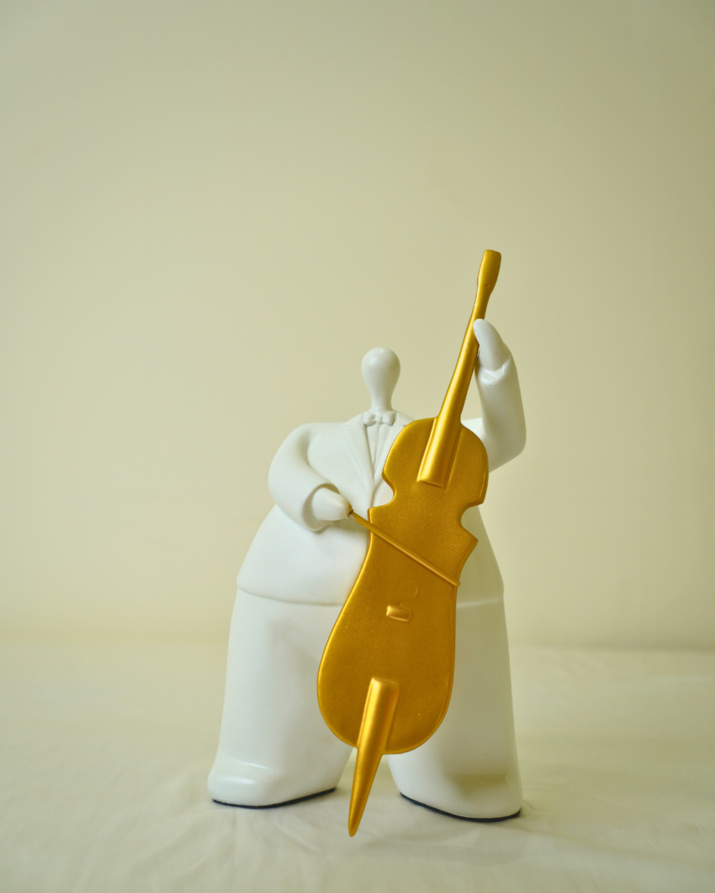 Trumpet Player Figurine - Modern Abstract Sculpture