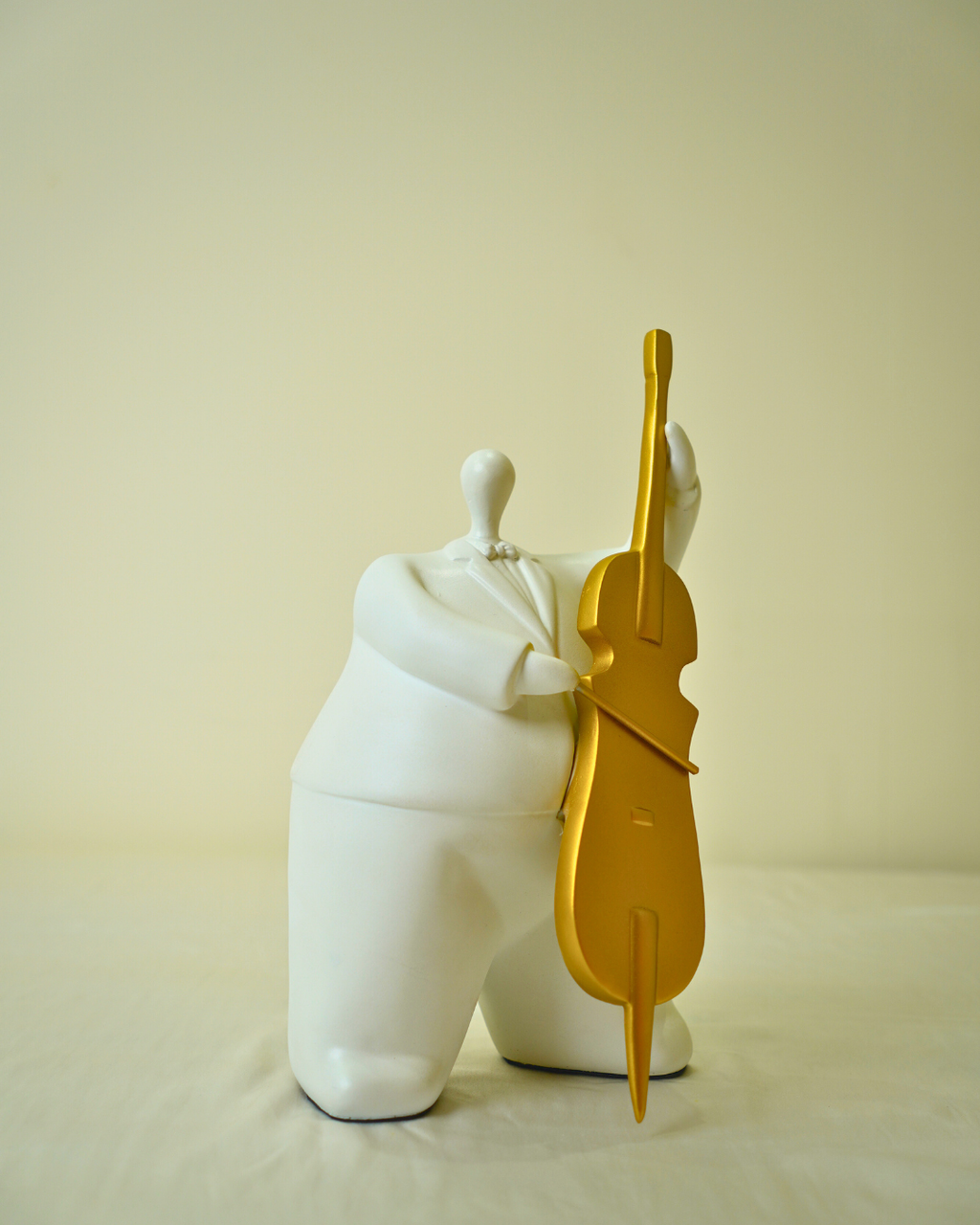 Trumpet Player Figurine - Modern Abstract Sculpture