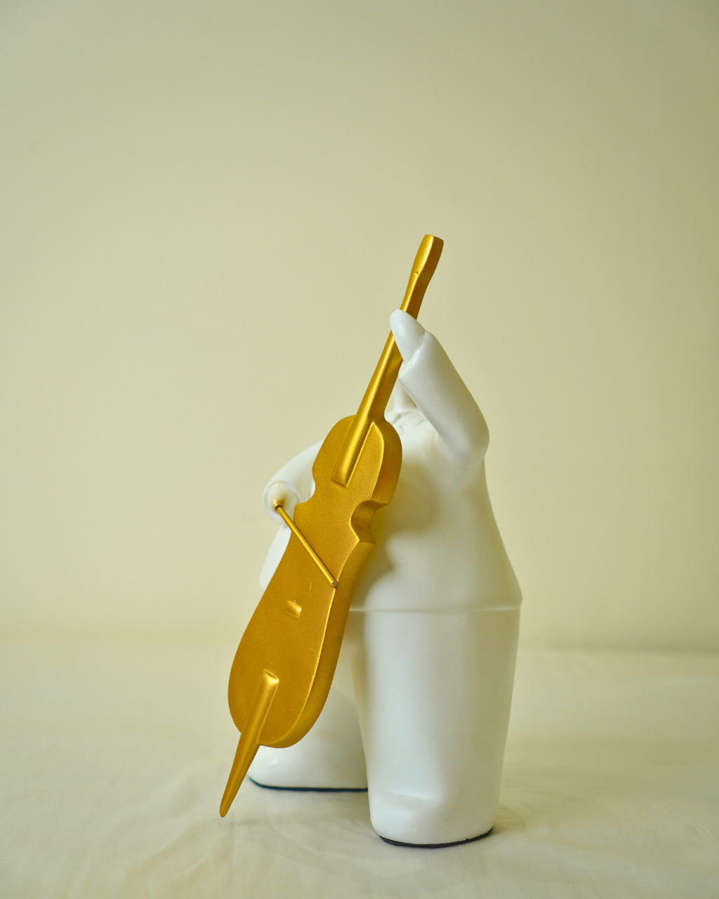 Trumpet Player Figurine - Modern Abstract Sculpture