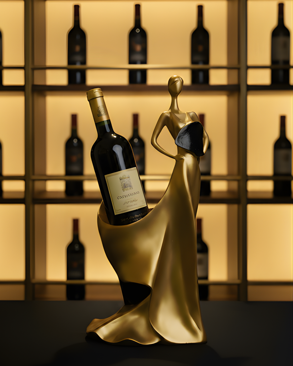 Lady wine Bottle Holder