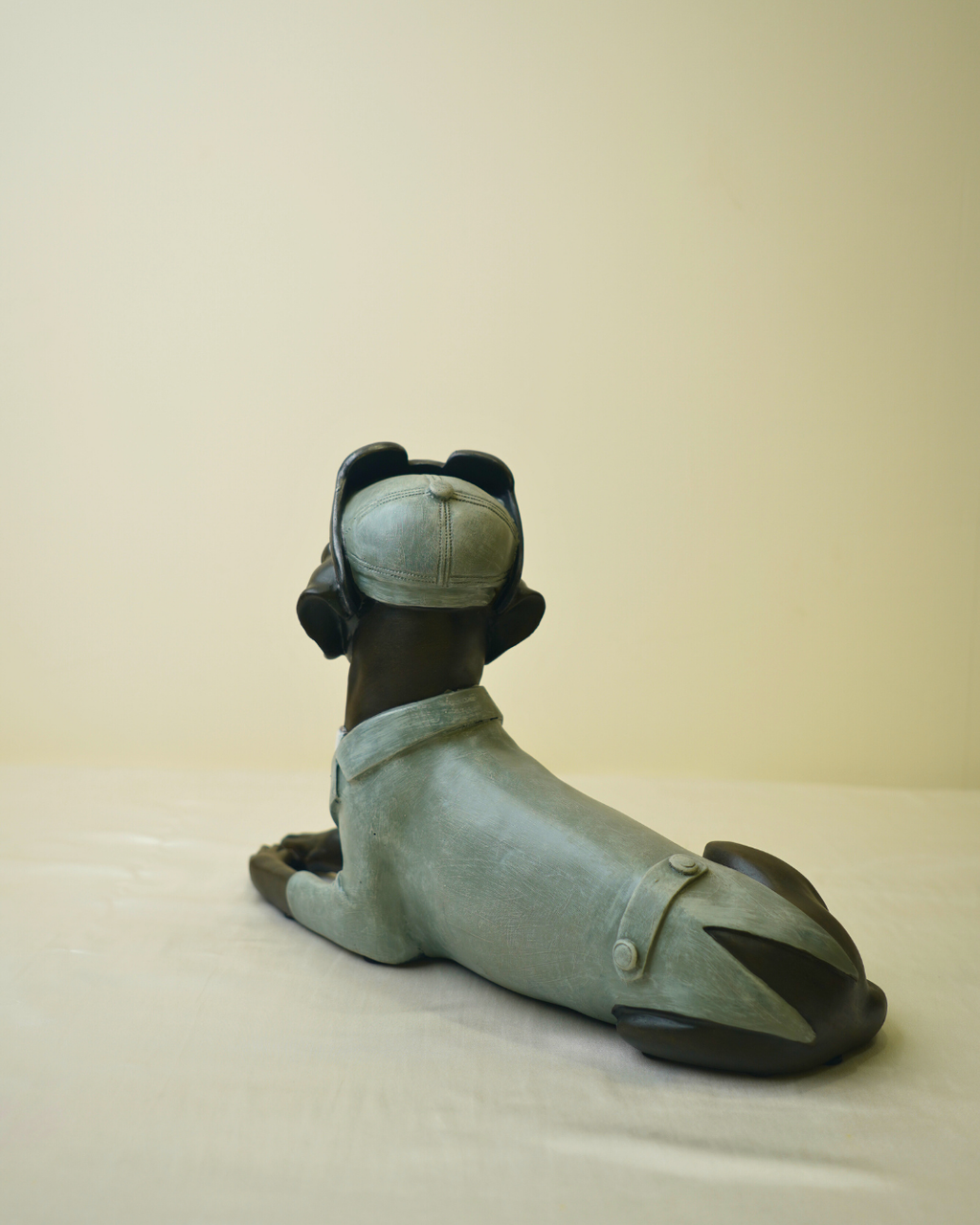 Modern Aviator Canine - Stylish Daisy Dog with Cap & Goggles