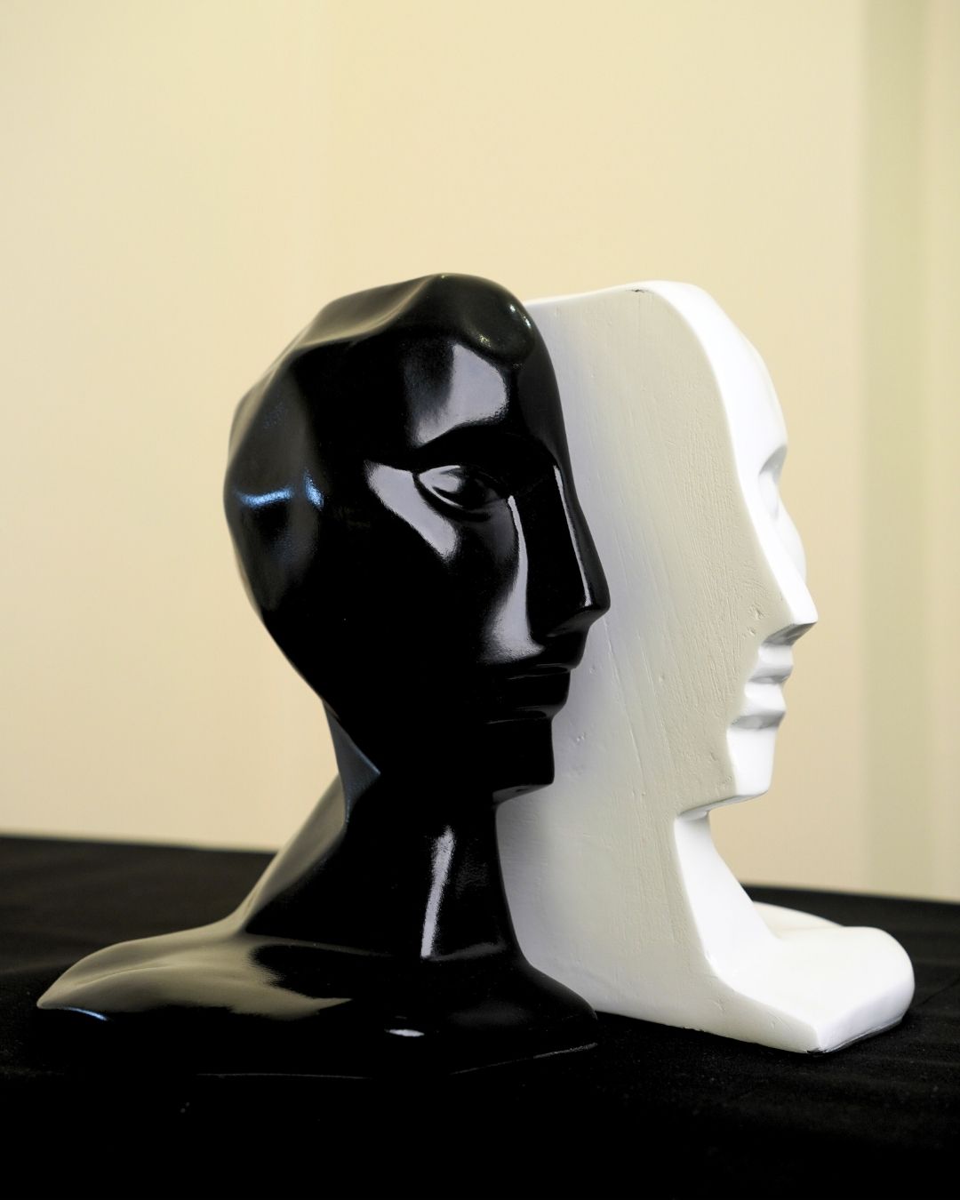 Abstract Human Face Bookends