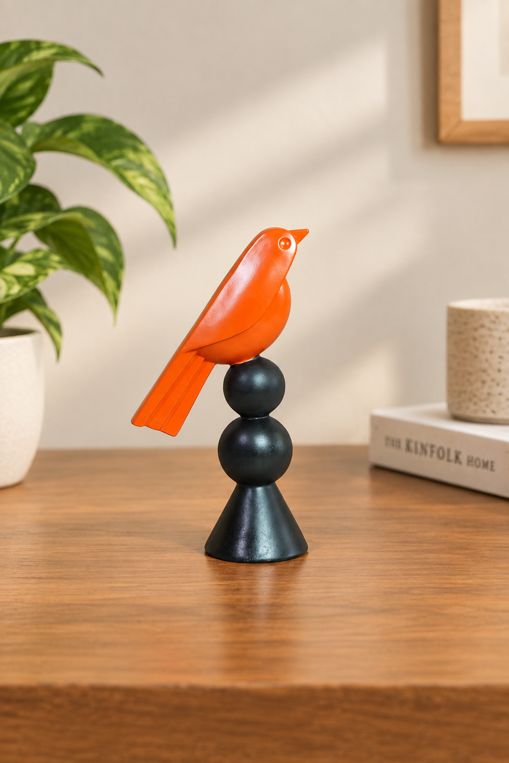 Nordic Orange Bird Decorative Wall Hook