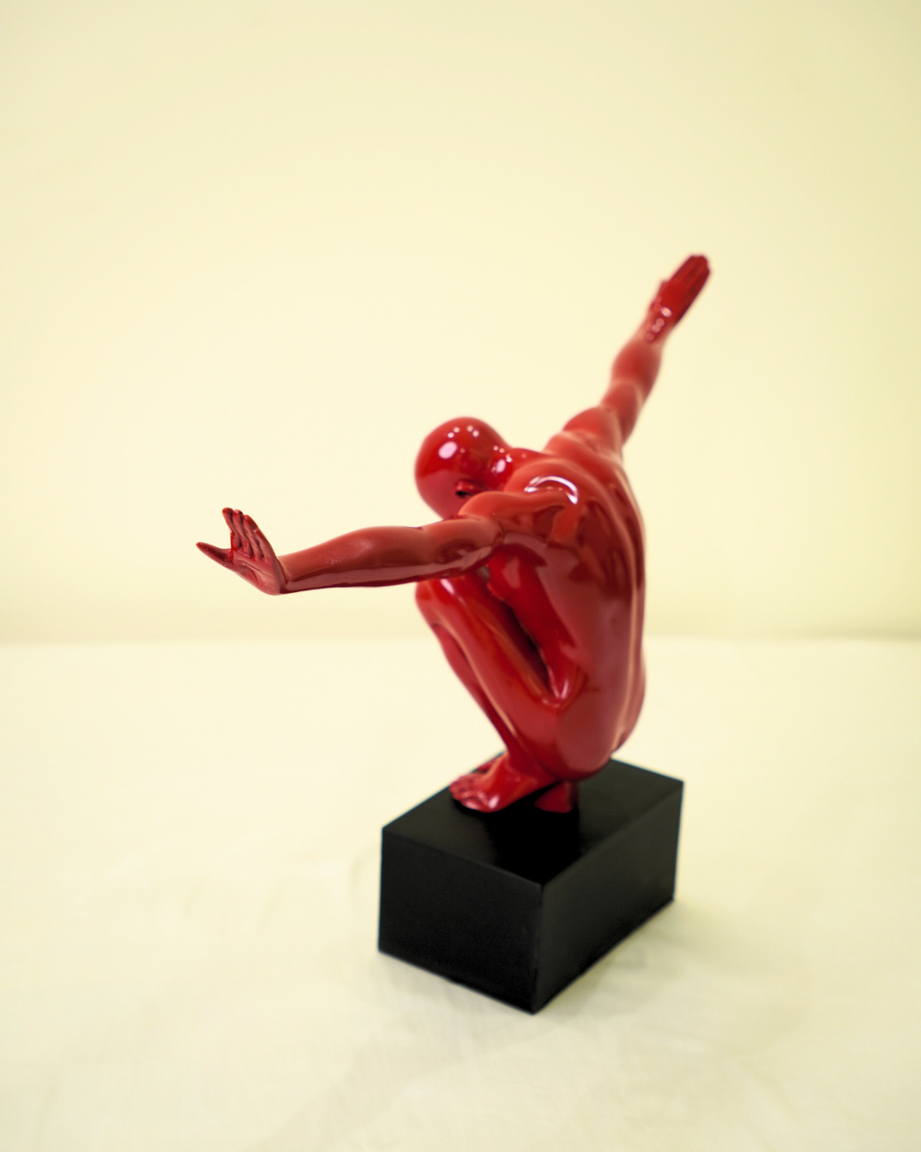 Silent Power in Red Sculptural