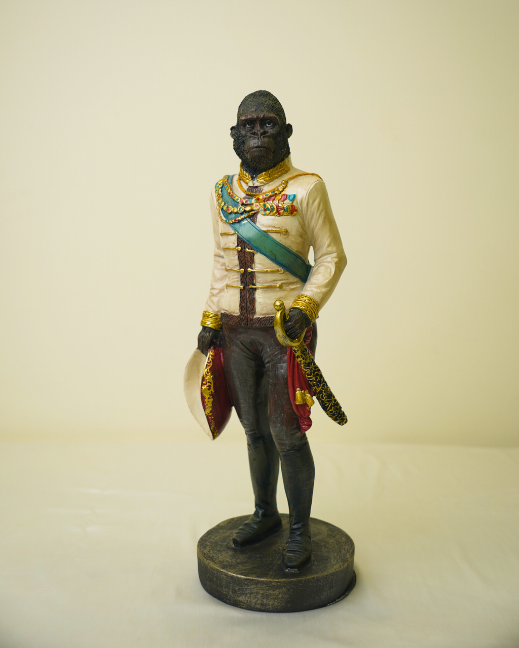 Urban Wilds Suave Silverback - Noble Gorilla Officer Statue