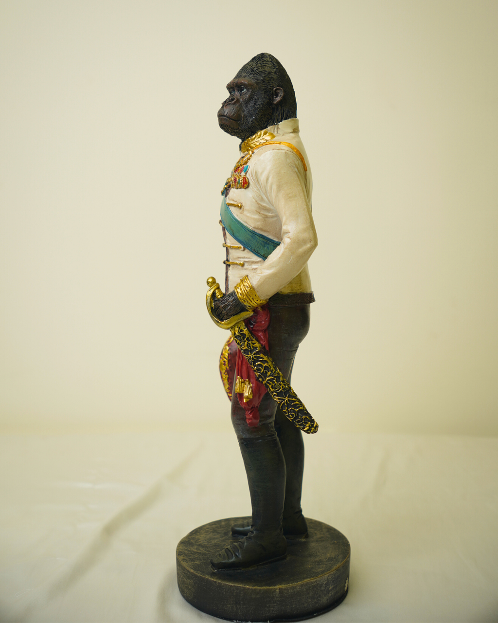 Urban Wilds Suave Silverback - Noble Gorilla Officer Statue