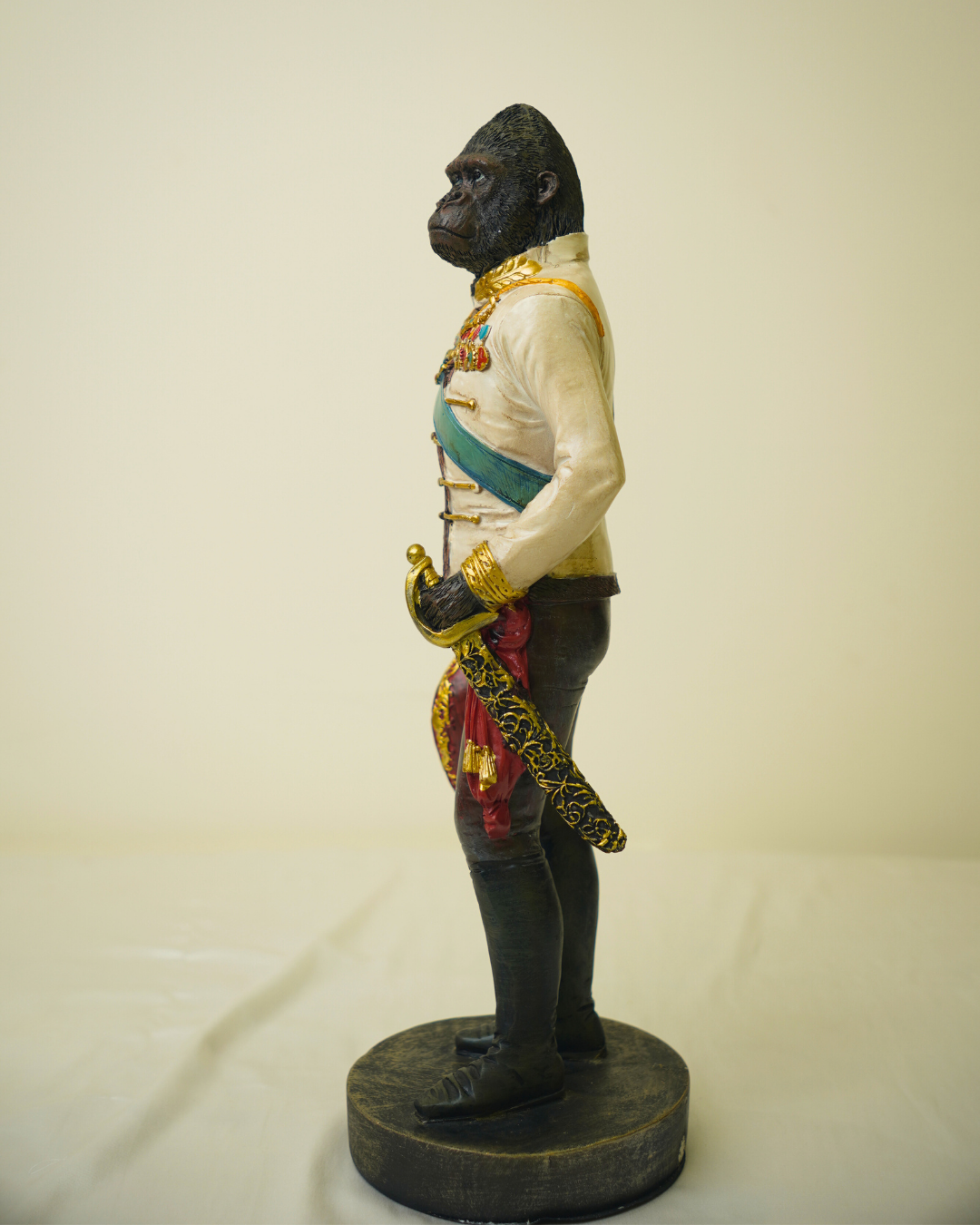 Urban Wilds Suave Silverback - Noble Gorilla Officer Statue