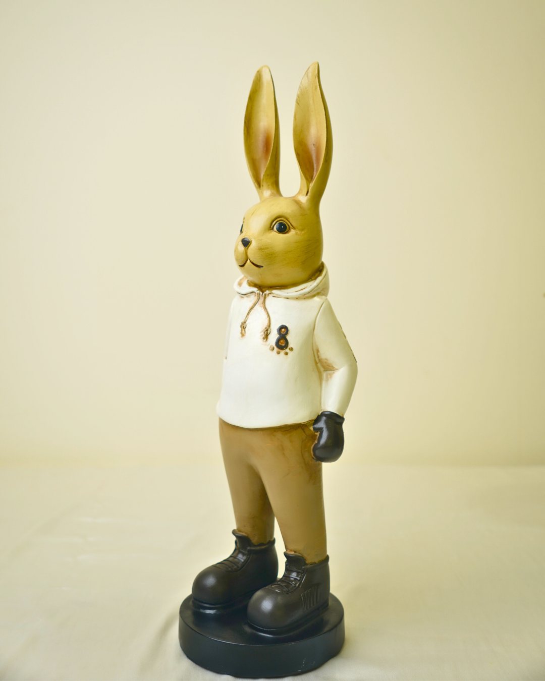 Urban Street Bunny - Large Dapper Rabbit Figurine in Hoodie