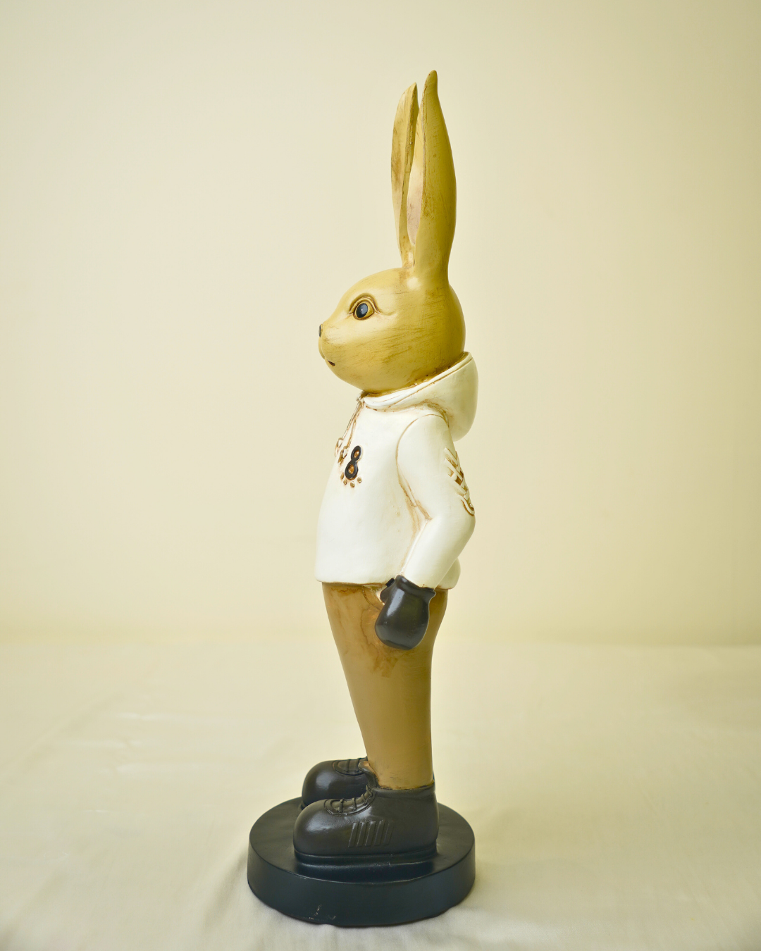Urban Street Bunny - Large Dapper Rabbit Figurine in Hoodie