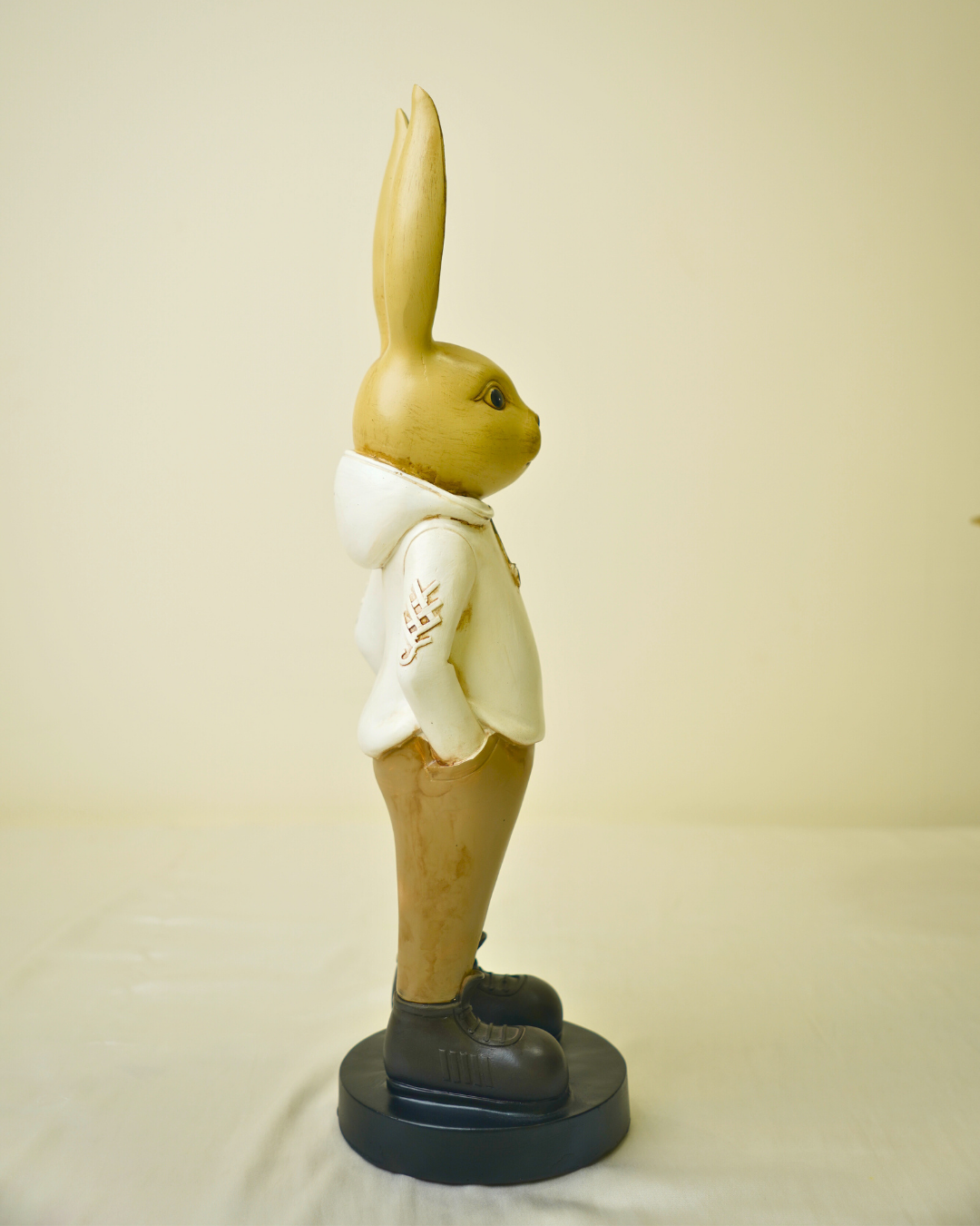 Urban Street Bunny - Large Dapper Rabbit Figurine in Hoodie