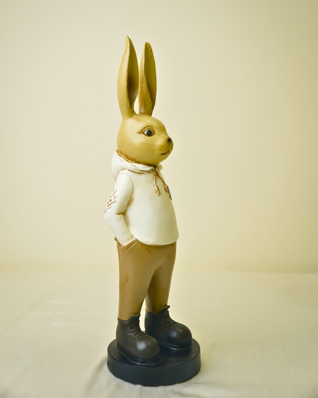 Urban Street Bunny - Large Dapper Rabbit Figurine in Hoodie