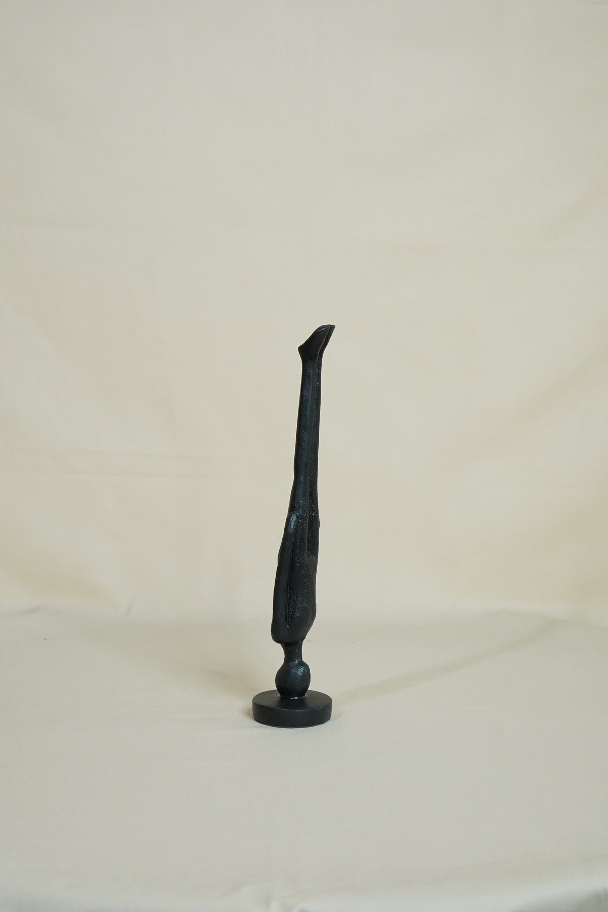 Nordic Minimalist Black Standing Figure