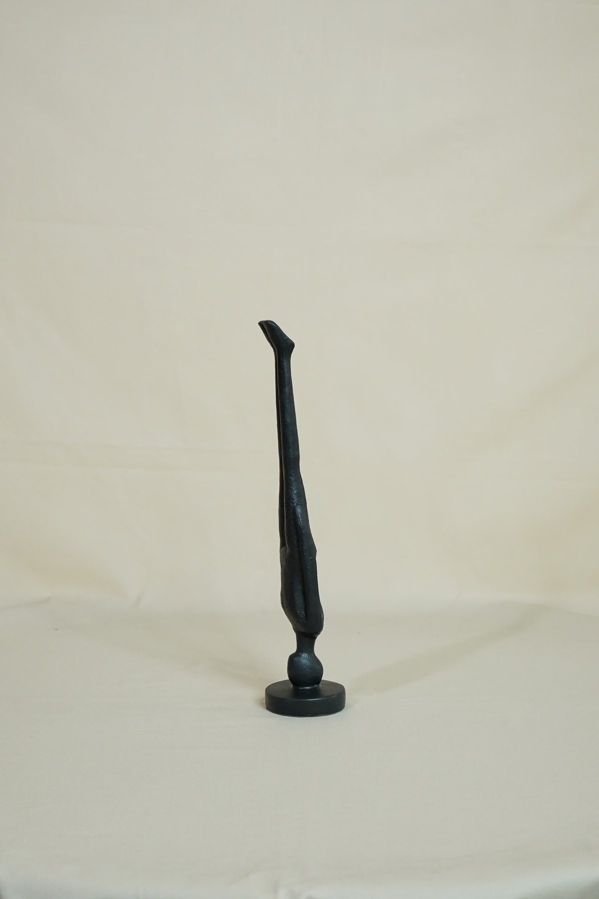 Nordic Minimalist Black Standing Figure