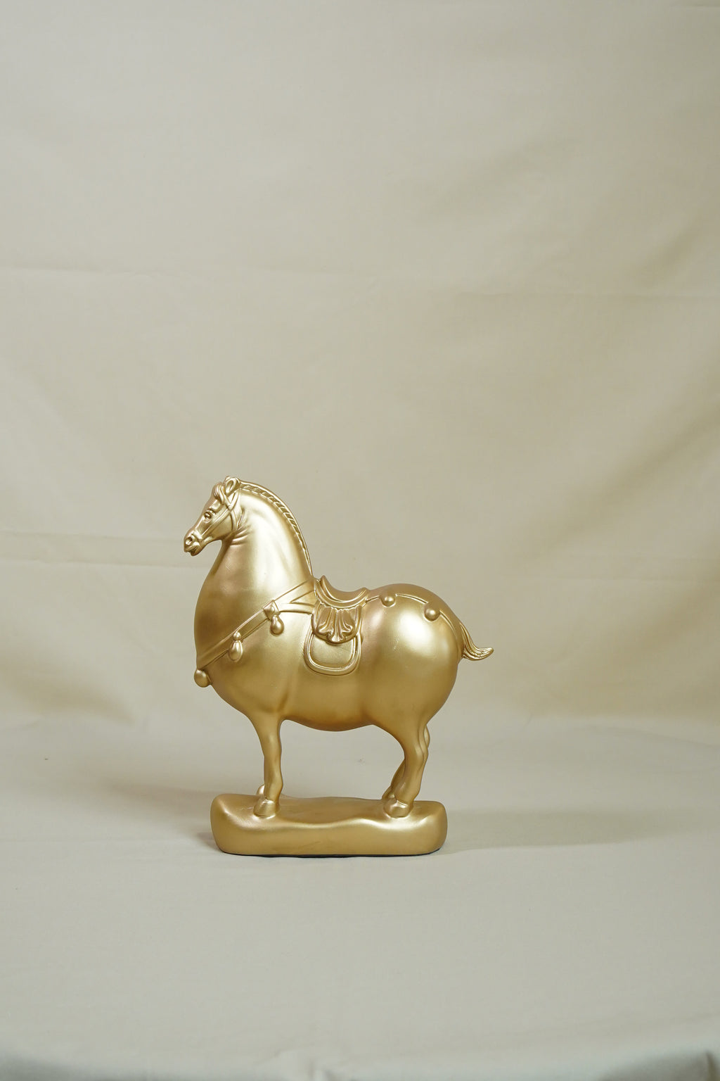 The Regal Golden Horse Statue