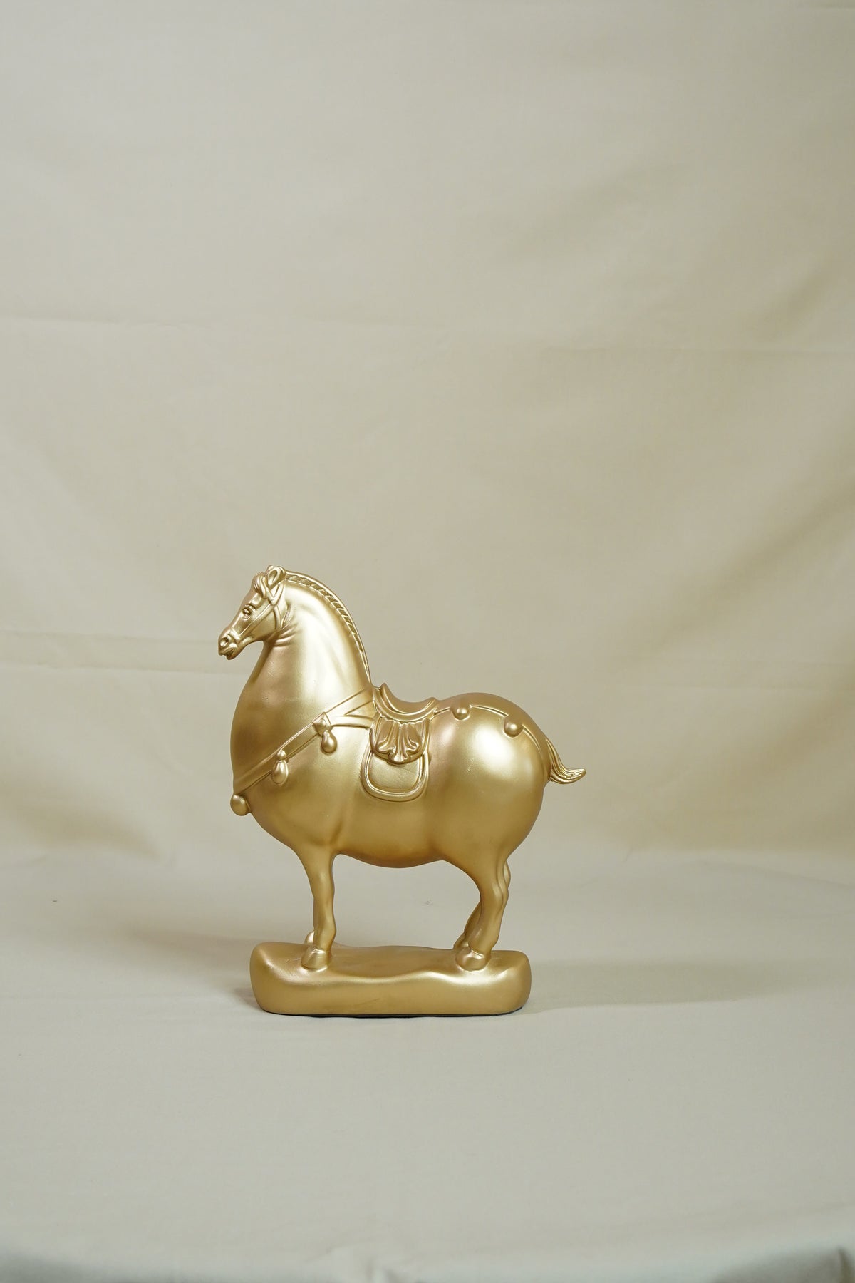 The Regal Golden Horse Statue