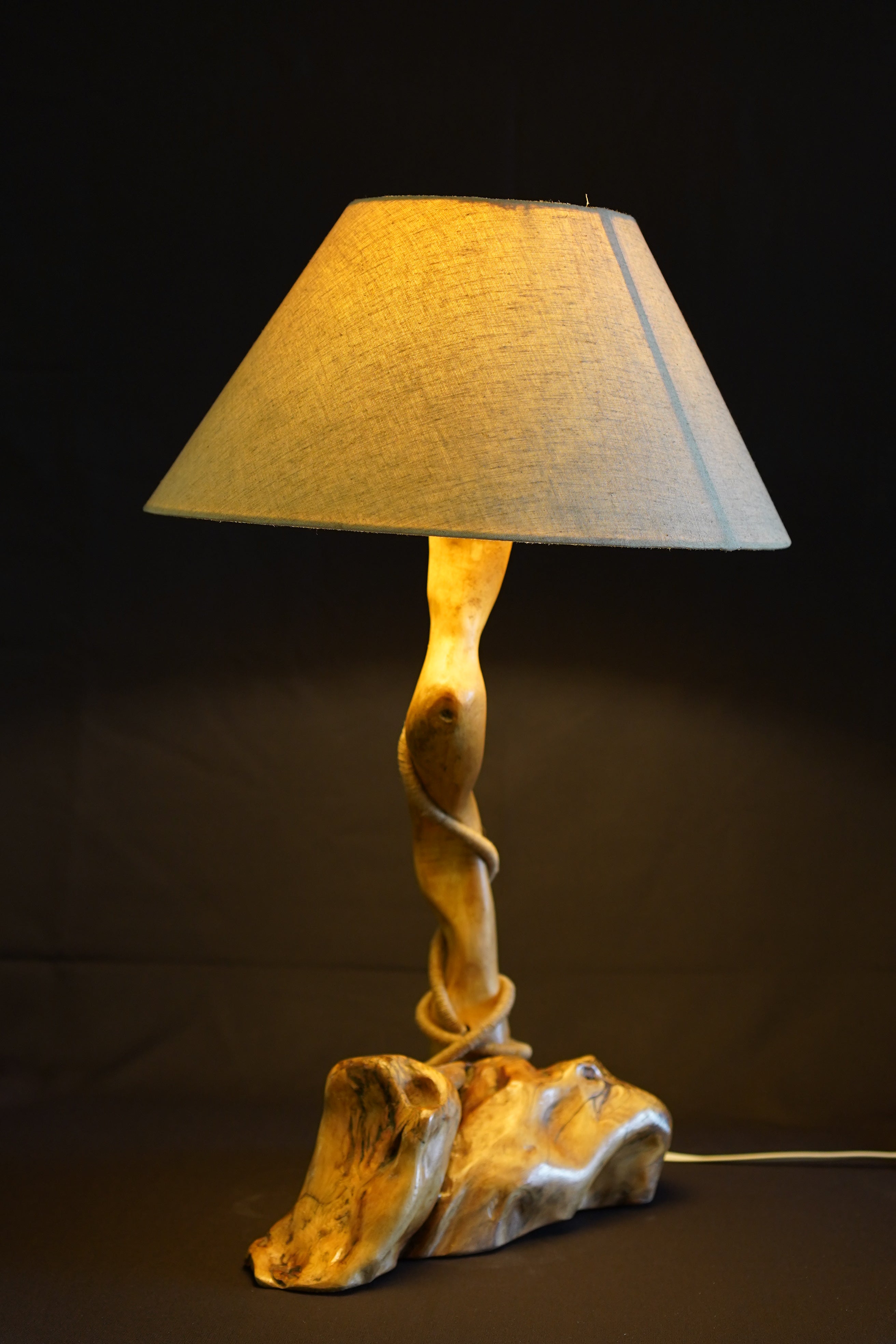The Peter Signature Wooden Lamp