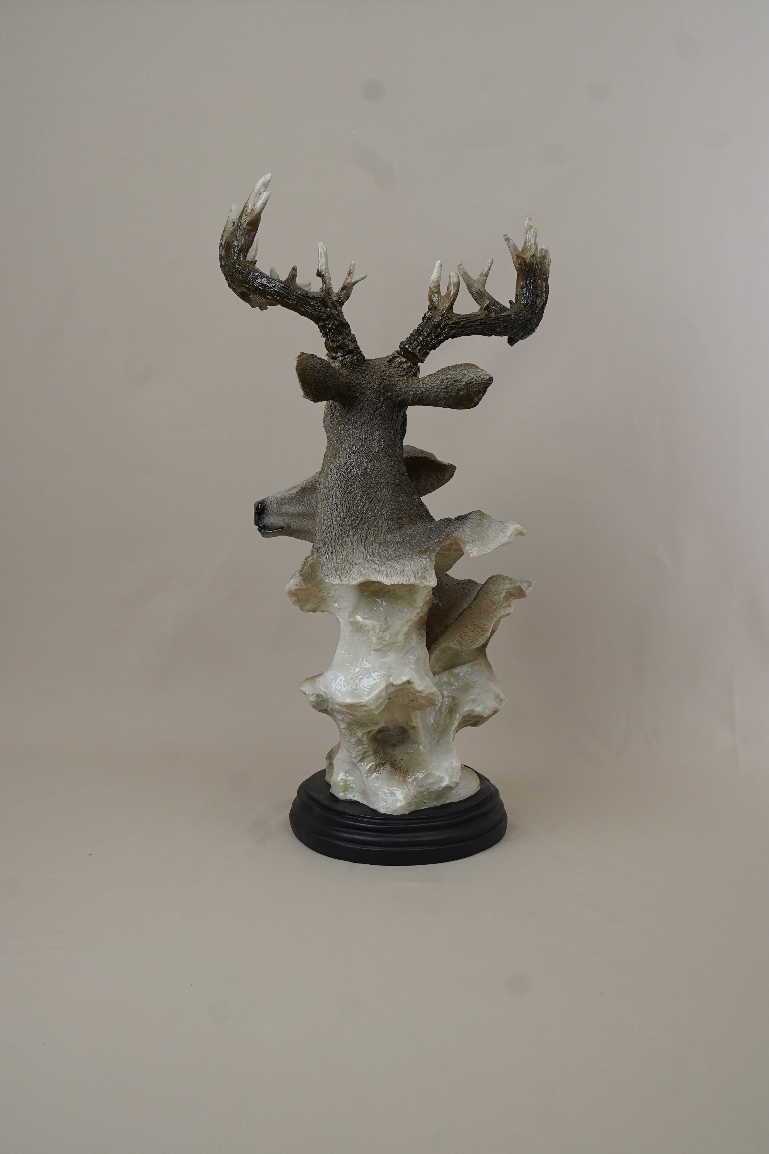 Imperial Deer Duo Decor Statue